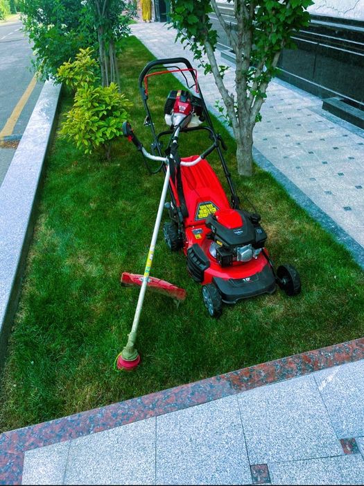 .Стрижка газона.