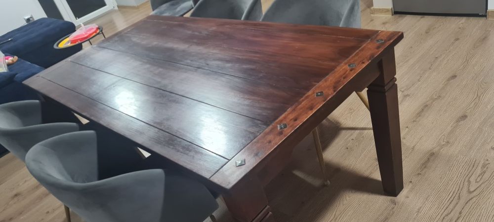 Masa lemn masiv trandafir indian 180x90