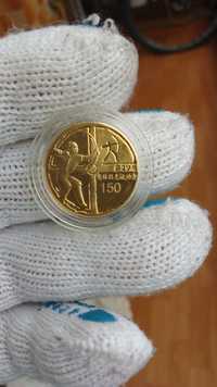 Златна монета 150 юана-Олимпийск игри Пекин 2008.