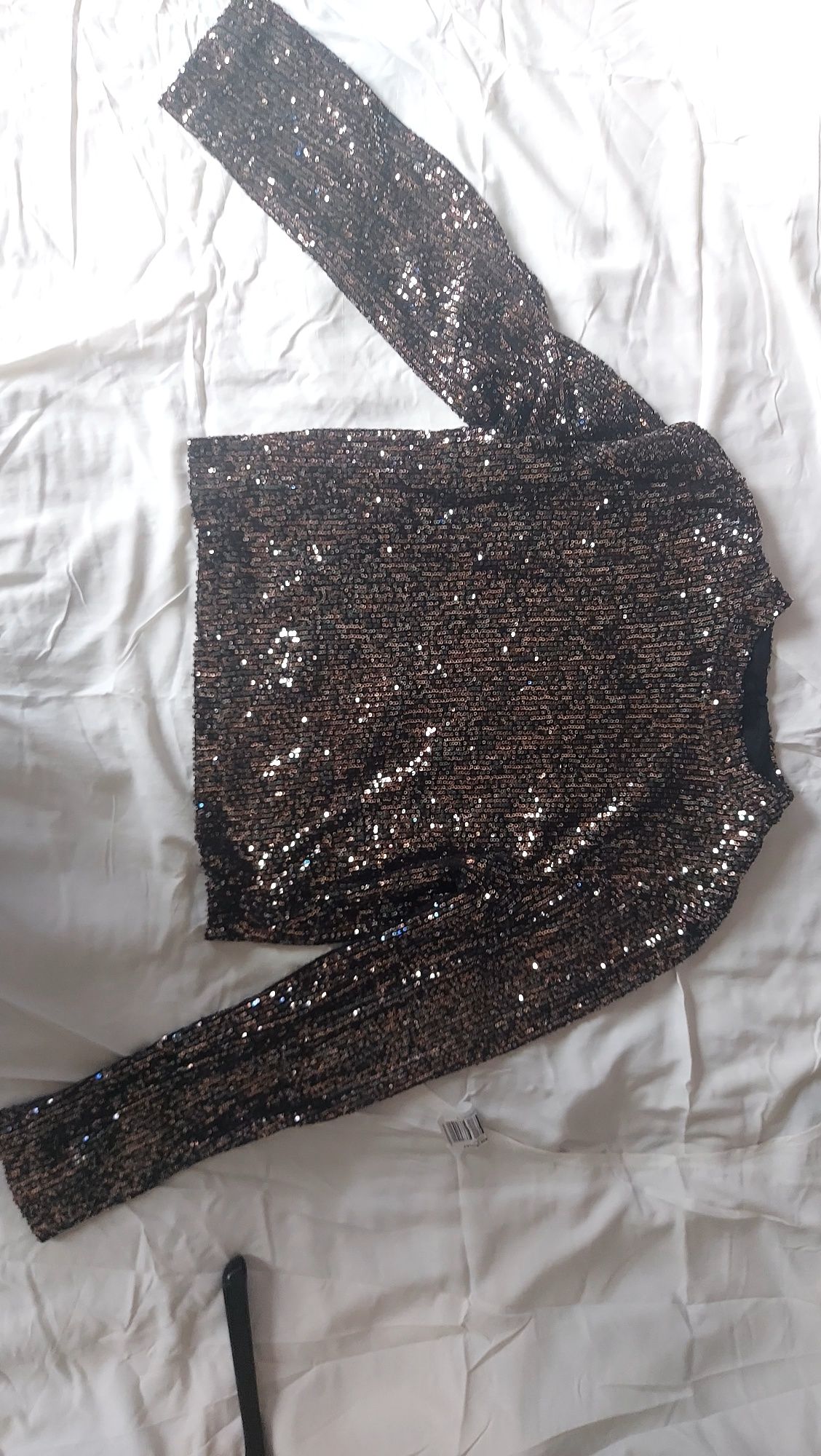 Bluza cu paiete Mango