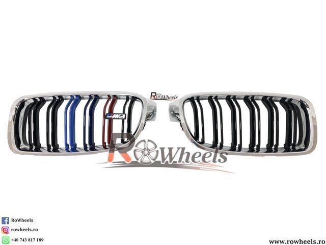 Grila BMW Chrome TRI culor bmw seria3 F30 F31