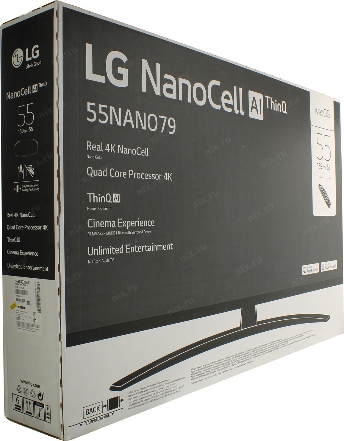 LG NanoCell 4K ULTRA HD  Телевизор LG 55NANO796NF

NanoCell т