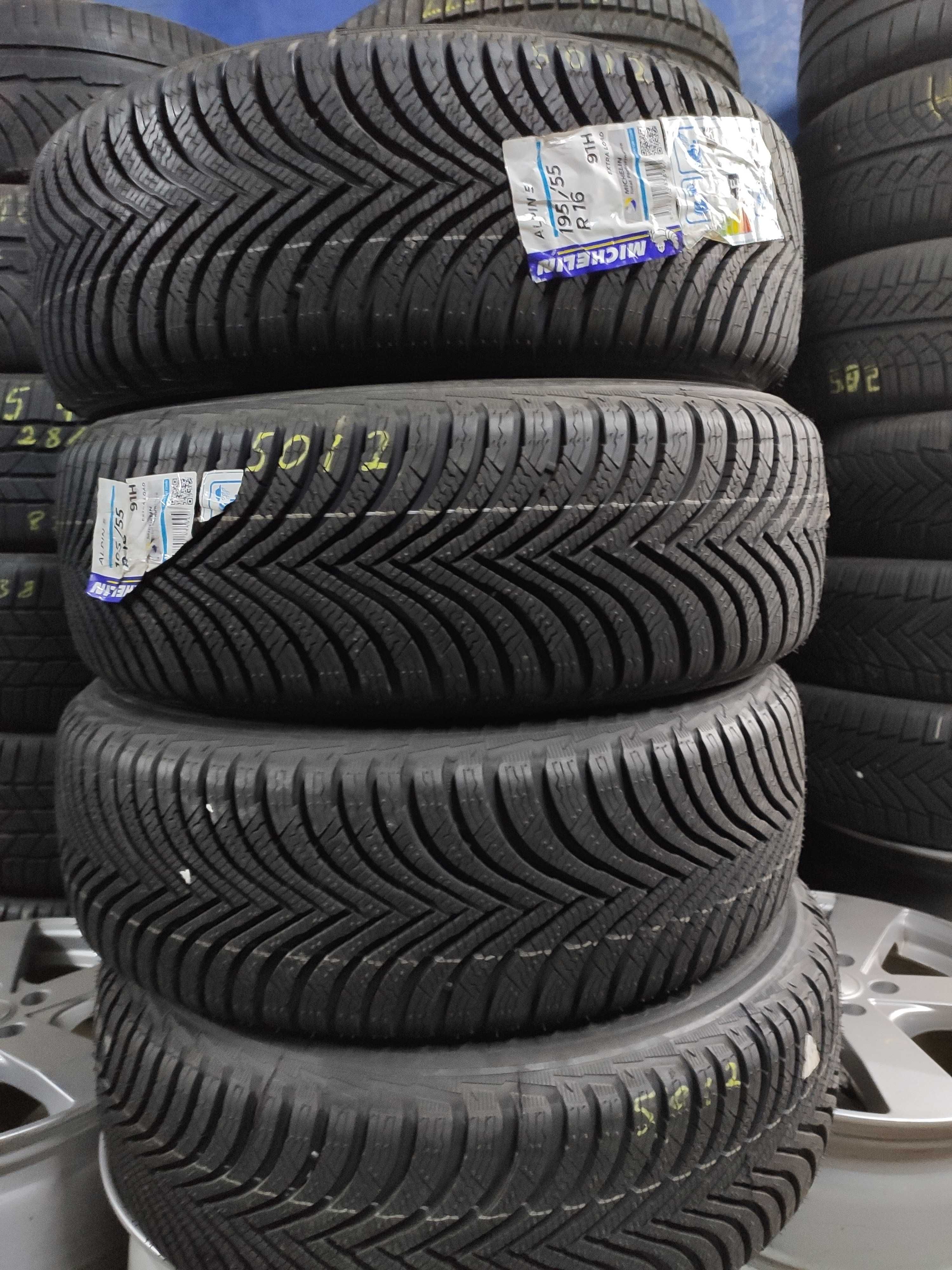 4бр Нови Зимни гуми 195 55 16 - Michelin
