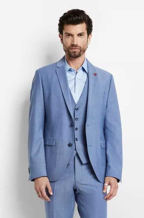 Sacou blazer slim 48 M premium Club Of Gents NOU lana super 110's bleu