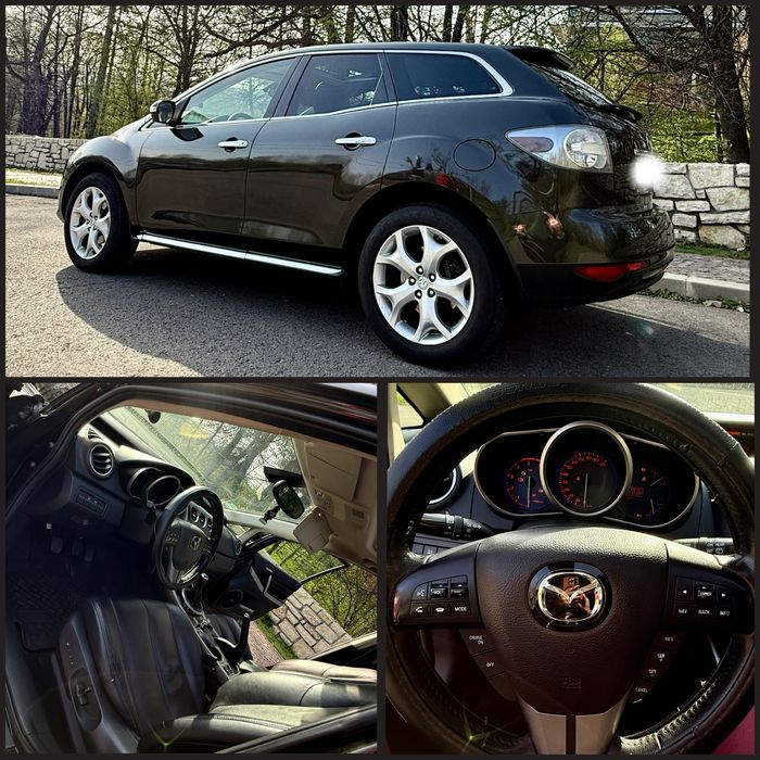 Mazda CX 7 2.2 Diesel 173 CP 2010 Euro 5 Negru perlat Trapa panoramica