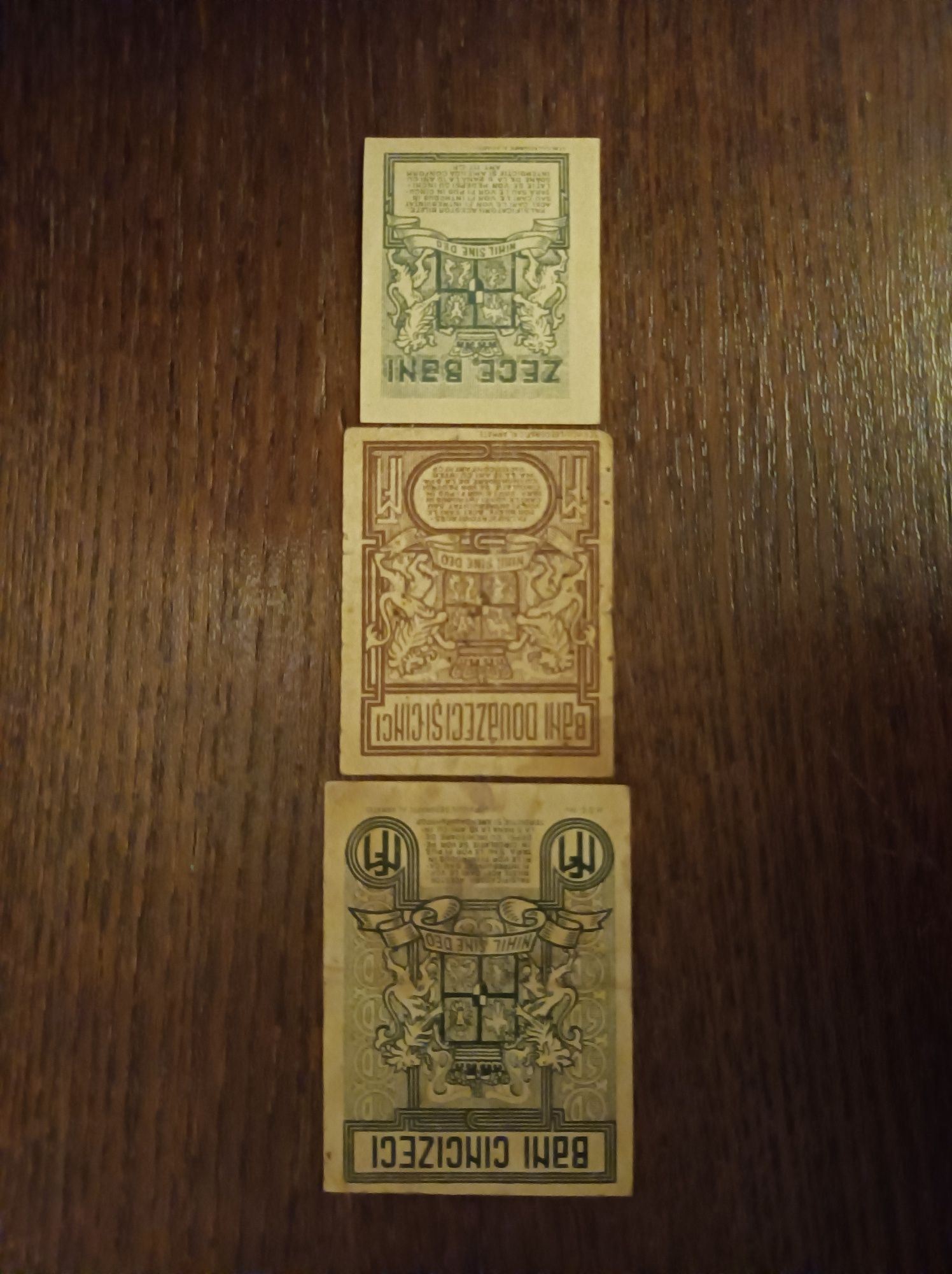Bancnota 10 25 50 bani 1917