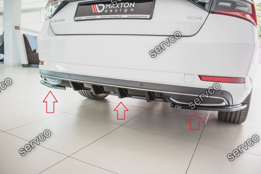 Bodykit tuning sport Skoda Superb Mk3 2019- v2 Maxton Design