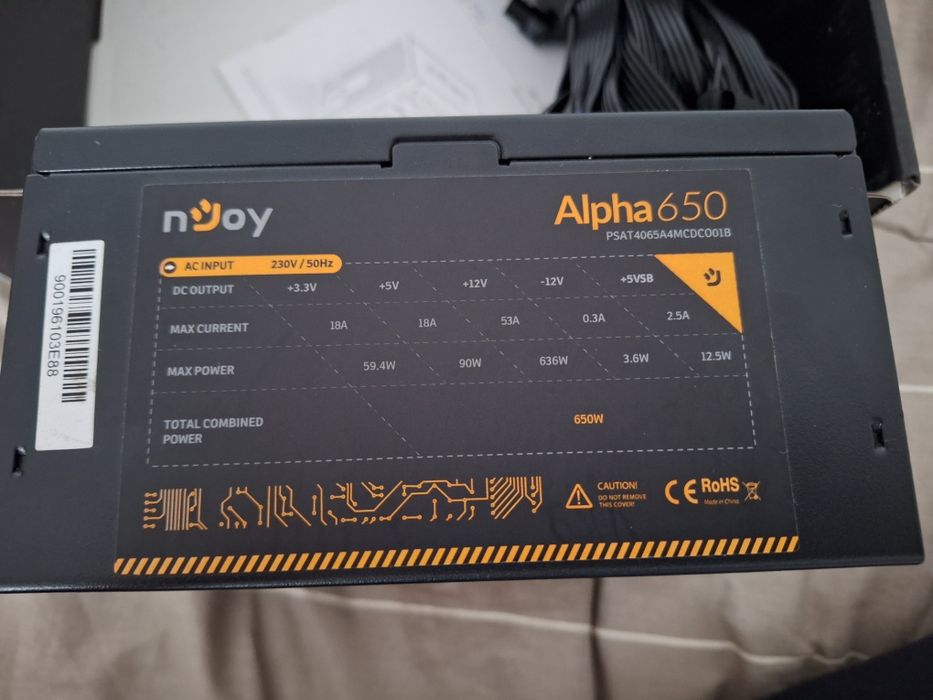 Sursa Modulara Njoy 650W Gold