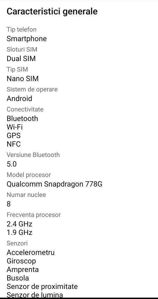 Smartphone Samsung Galaxy a52 S ,Dual sim ,128GB  6Gb ram , 5G