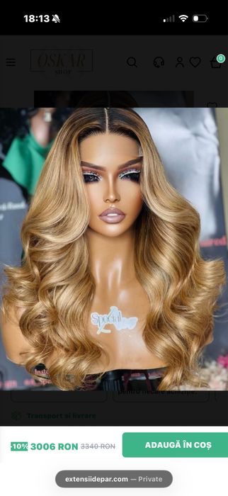 Peruca Par Natural Oskar Shop