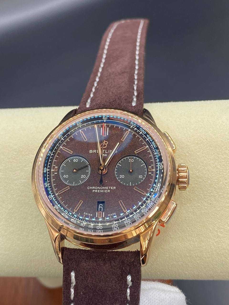 BREITLING B01 Chronograph BENTLEY 42 Ref-AB0118 Gold