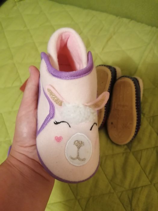 Papuci - mocasini fetita, pt casă / grădiniță, marimea 23