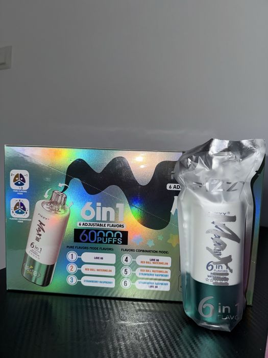 Vape 60k/60,000 disposabil 6 in 1 livrare in 2 zile Fizzy