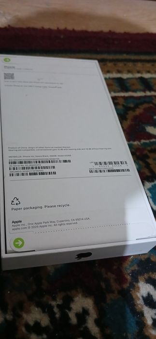 Iphone 17 yengi air 256