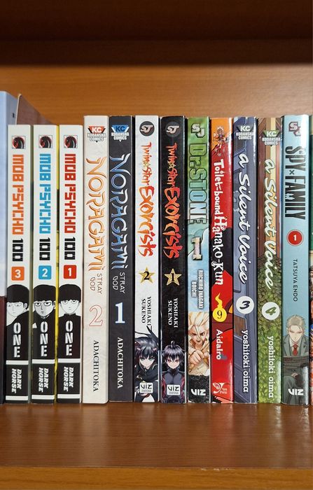 Manga - diverse volume (Mob Psycho, Dr. Stone, Spy Family etc)