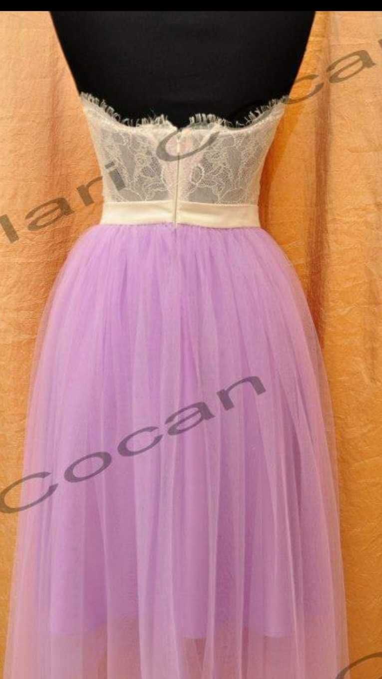 Rochie din tulle si dantela