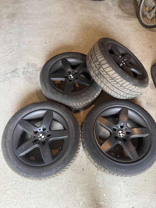 Vand jante BMW + cauciucuri de iarna 225/55 R 17