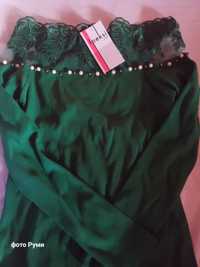 Дамска зелена блуза