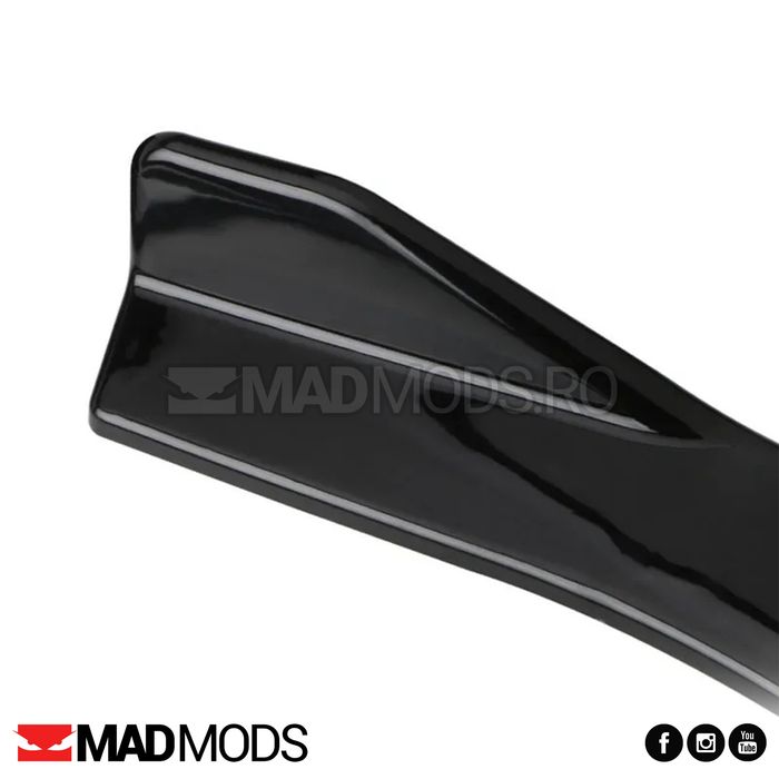 Set prelungiri laterale lip-uri negre bara fata spate BMW Audi Volkswa