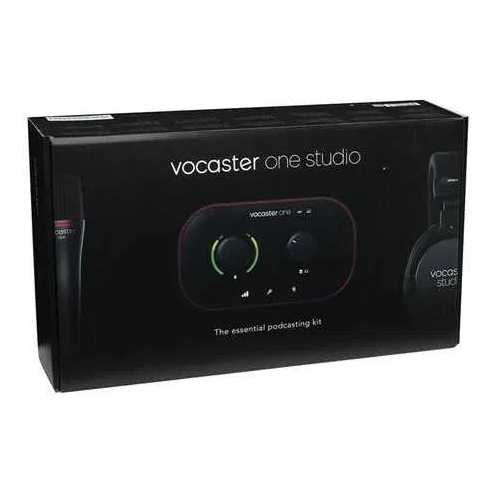 Продам Микрофон + Звук. Карта + Наушники Focusrite Vocaster One Studio