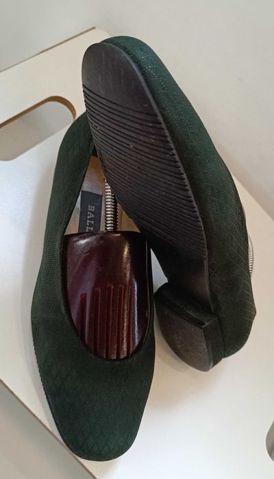 Pantofi slip on balerini de lux BALLY 38 piele naturala superioara