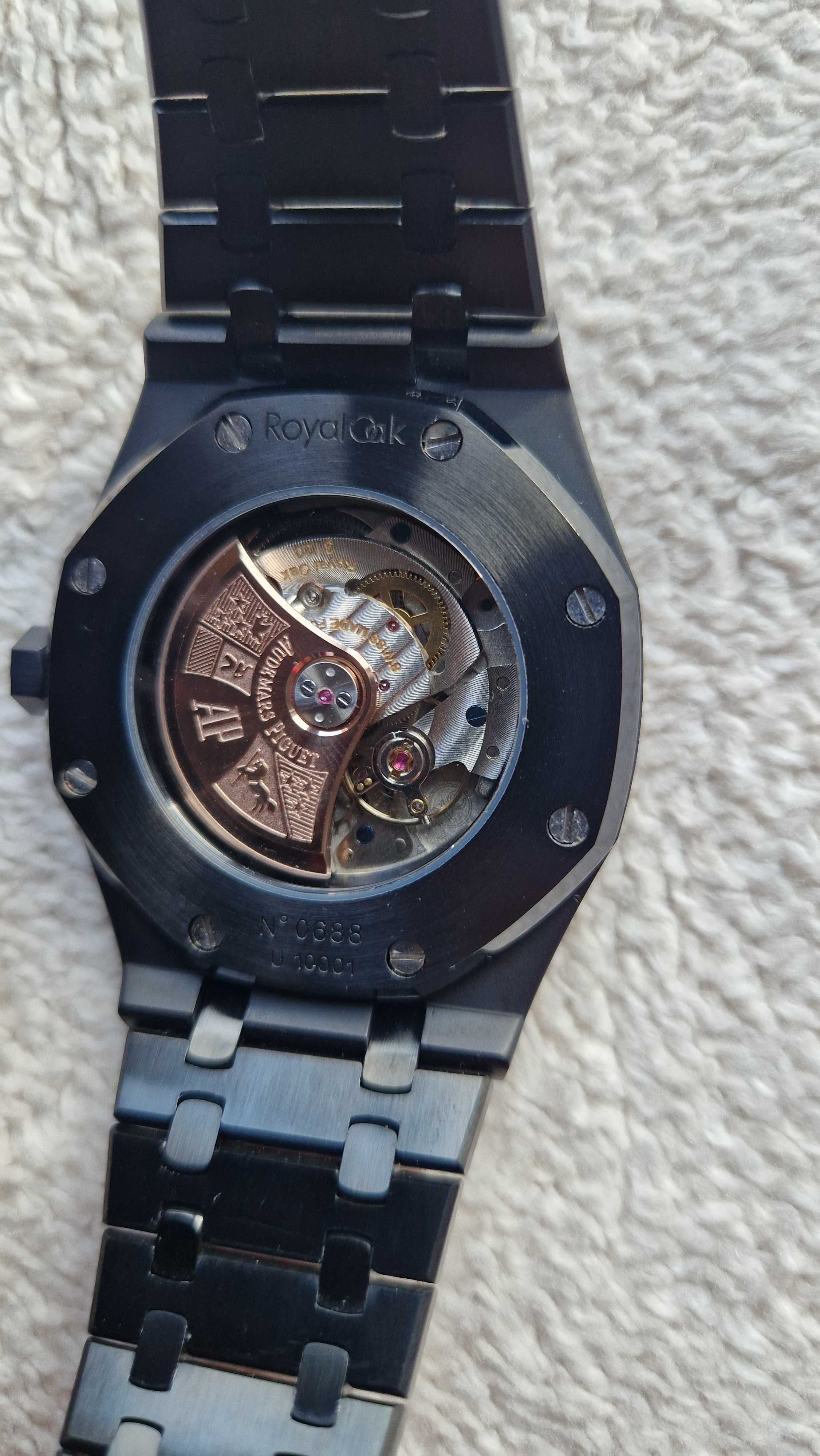 Мъжки часовник Audemars Piguet Royal Oak AP черен