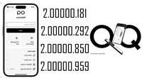 Platinum, Gold Numbers "00000" OQ "OOO UNITEL"