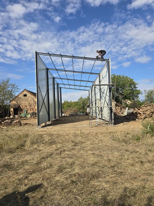 Vand profile metalice pentru construirea hale metalice 12x25