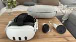 Set ochelari VR Meta Quest 3 Plus, 128 GB + Curea Baterie 6000 mAh