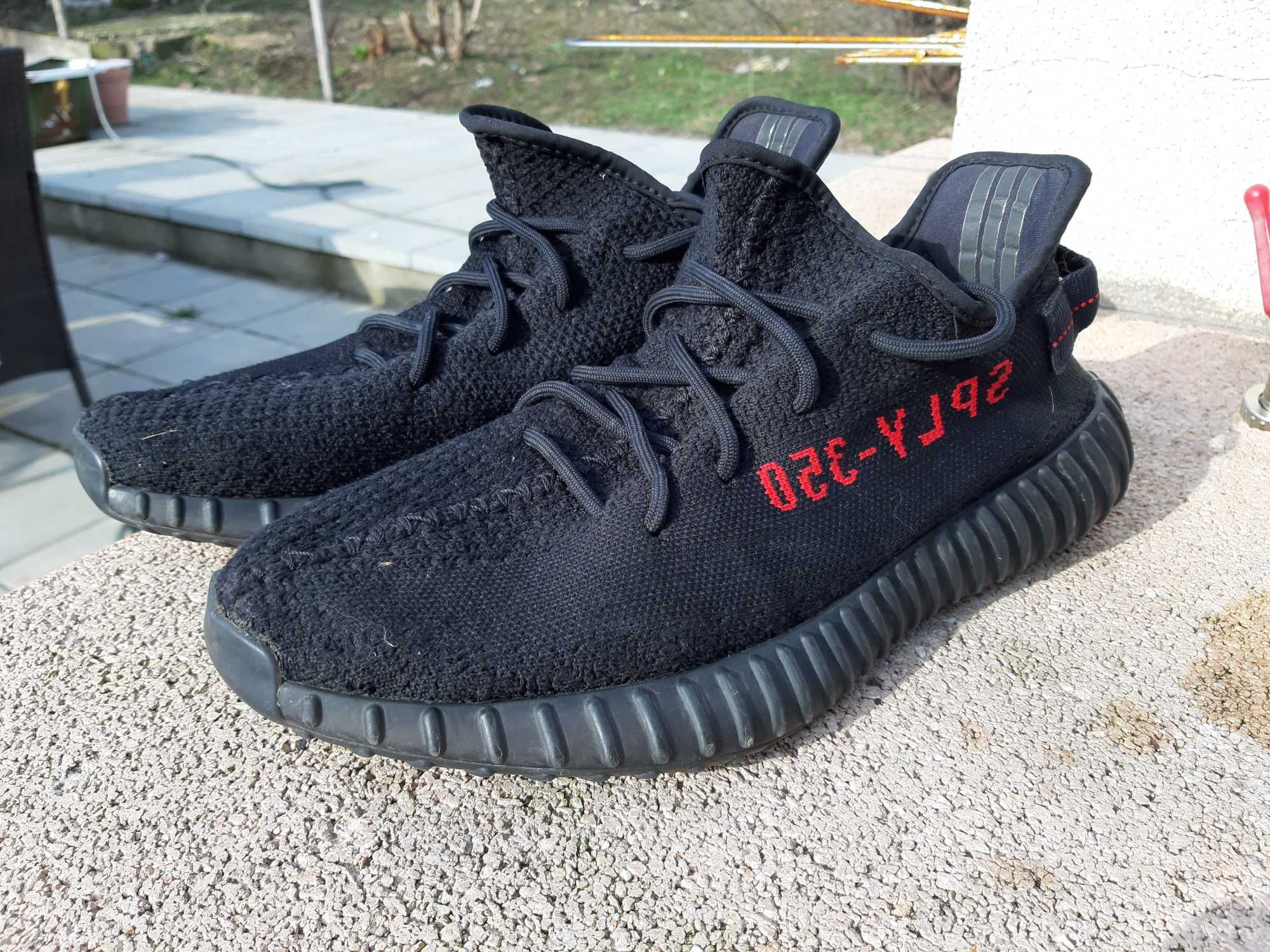 Yeezy 350 v2 black bred size 10