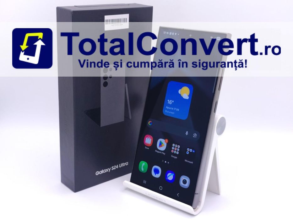 Samsung S24 Ultra 256GB Titanium Black, Garantie 24 luni | #D87995