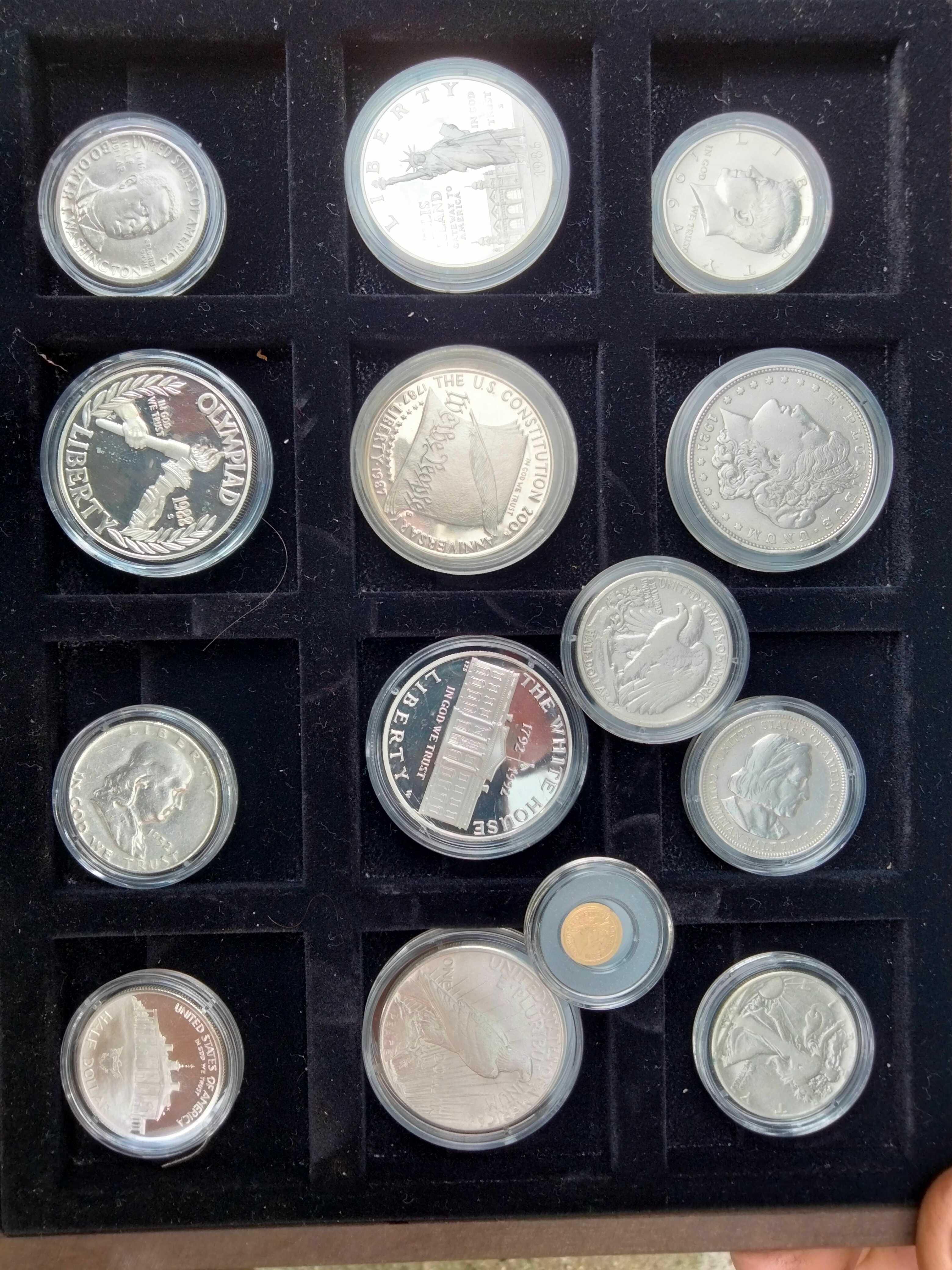 Colecție monede din argint pur