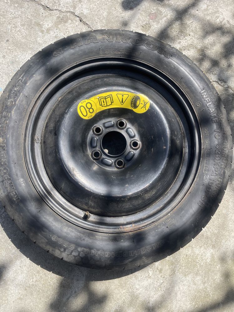 Roata Rezervă Slim 125/85 R16 , 5x108 ( Ford )