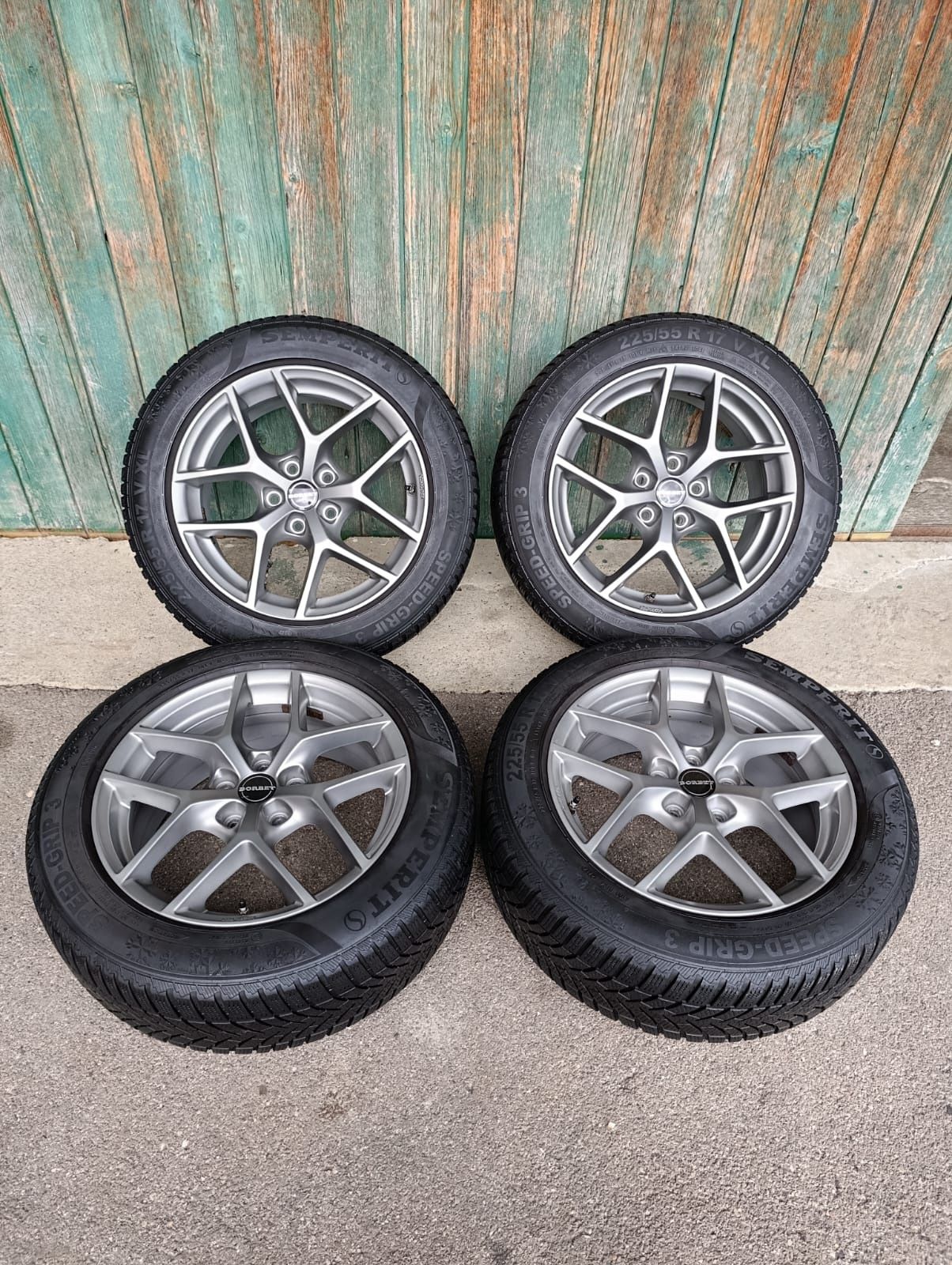 Лети джанти Borbet KBA 50521 с зимни гуми 225/55 R 17