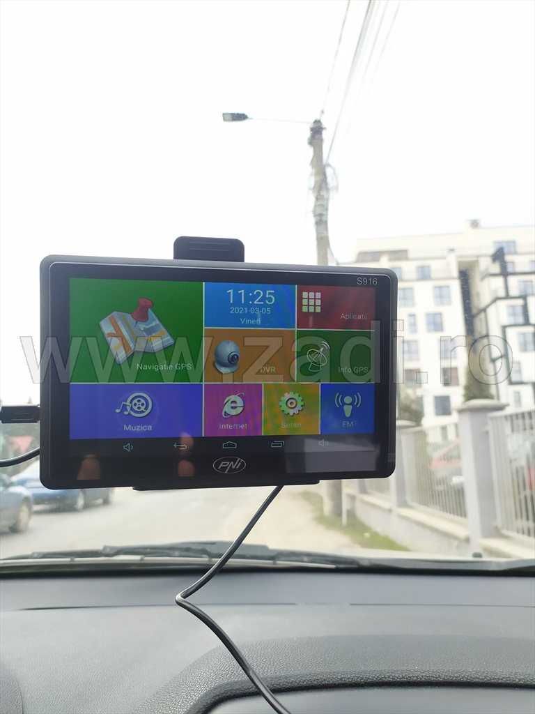 GPS PNI S916 - camera DVR, Android, Filmeaza, navigheaza -harti noi