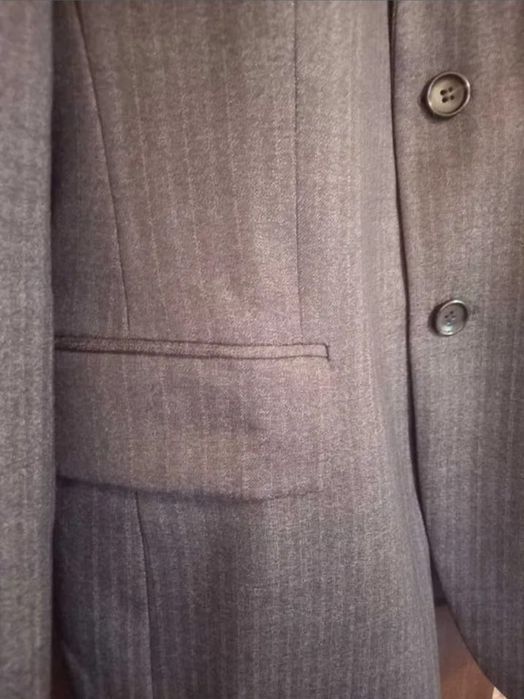 Sacou original Tommy Hilfiger, gri, mărimea L