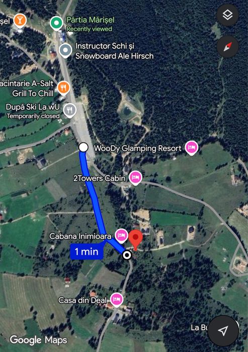 Teren INTRAVILAN de VANZARE (1500mp) - Partia de Ski Marisel