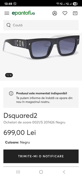 Dsquared2 ,Ochelari de soare Dsquared2 ORIGINALI