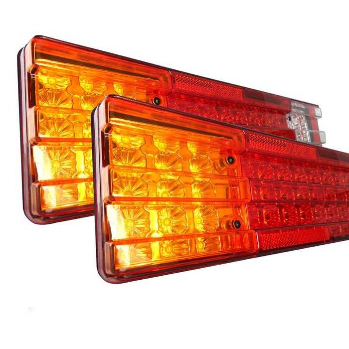 Лед/LED Диодни стопове за камиони 24V -16163