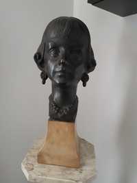 Bust bronz semnat sculptor Anghel Chiciu