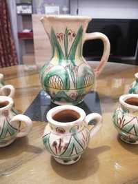 Set Ceramica veche romaneasca (Kuty) - ulcior si cesti