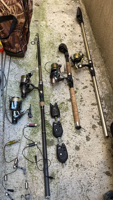 Въдици за риболов на шаран пълен комплект