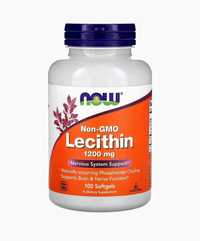 Лецитин 1200 мг Lecithin Lesitin 1200 mg 100 капсул Now foods