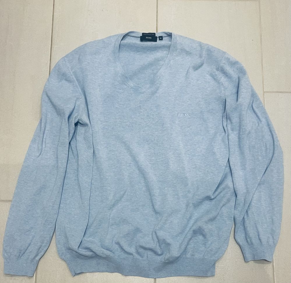 Pulover bluza Hugo Boss lana XL