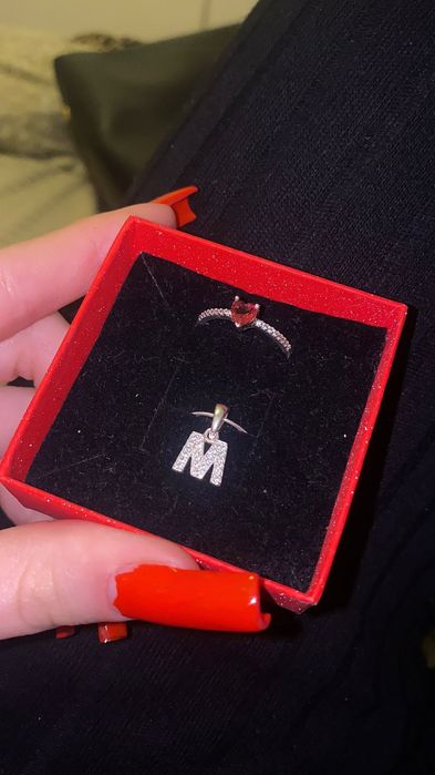 Lantic si inel din Argint Pandora