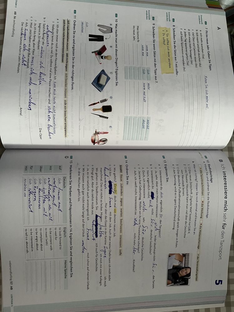 Учебниk по немски Schritte A2.1 и B1.1