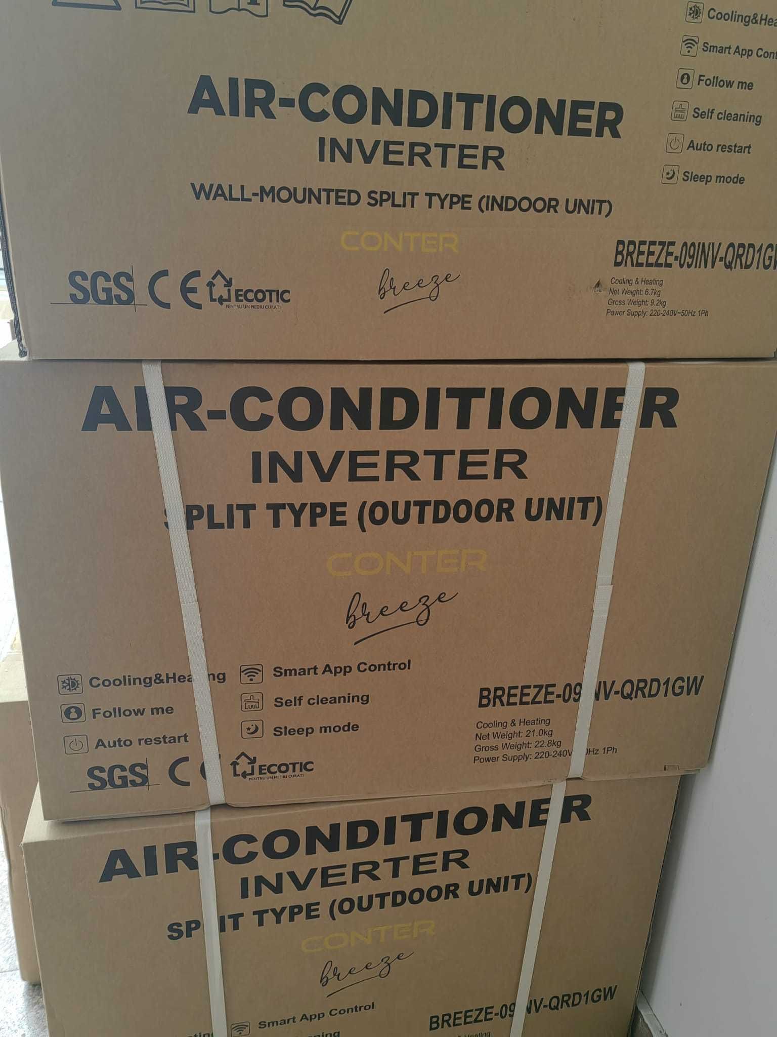 Aer conditionat CONTER BREEZE 9000 BTU  W-iFi Inclus