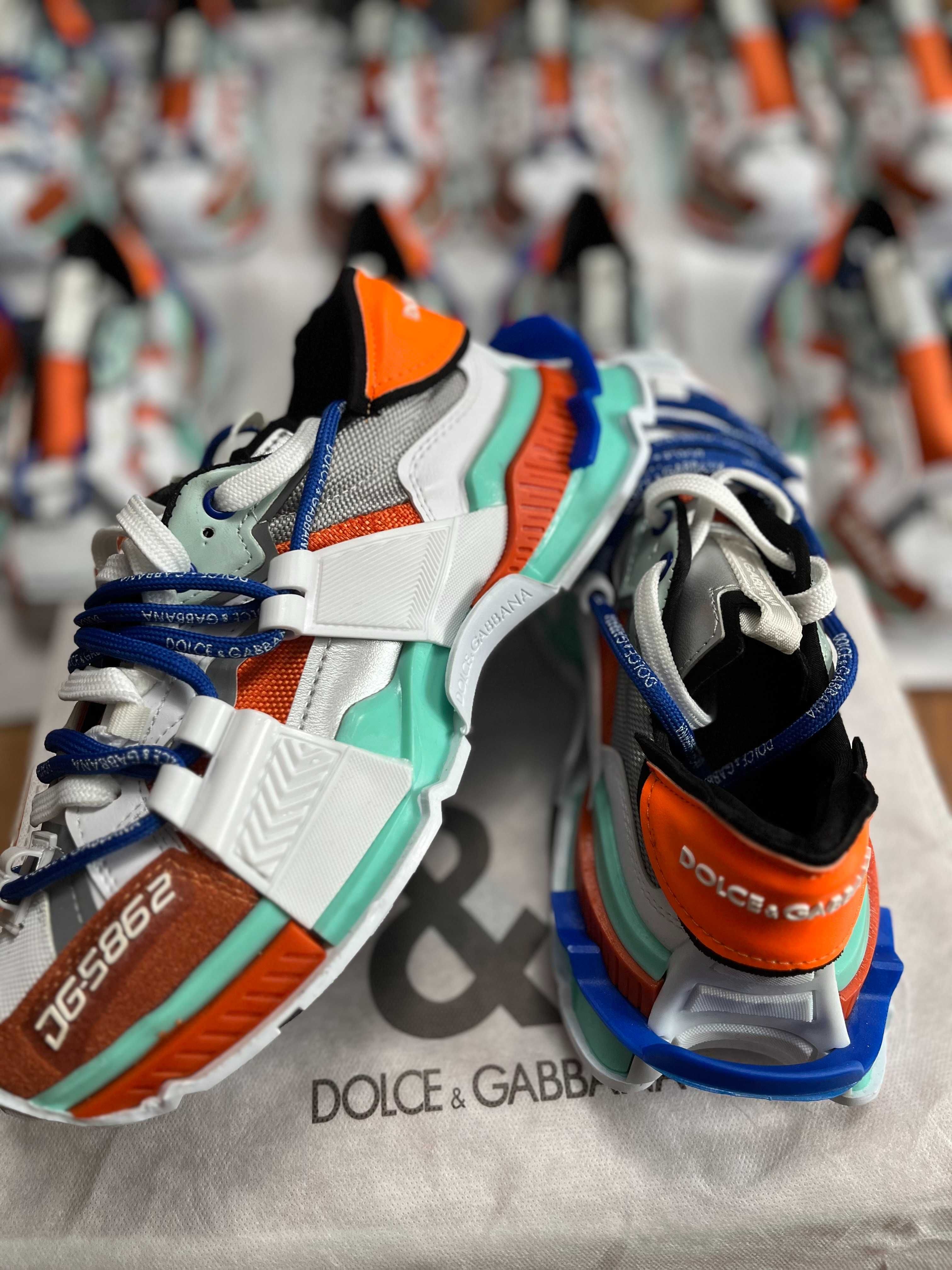 Adidasi/sneakers barbati Dolce&Gabbana Space Multicolor D&G Top Model