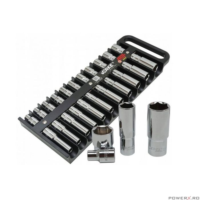 Set 12 chei tubulare 10-24mm, 1/2, Verke