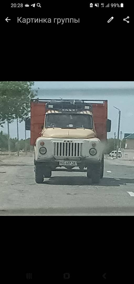 Gaz 53 Metan qo'yilgan